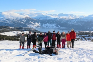 Friluftsveke - one of the ski groups