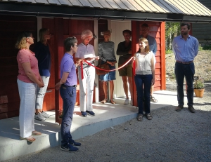 Marianne Andresen opening the new Baking House