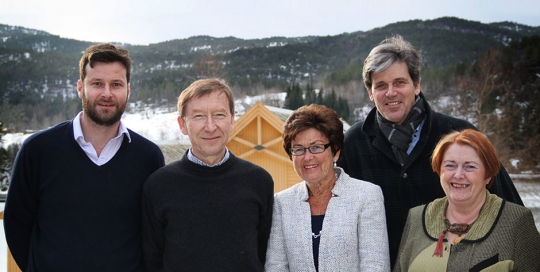 Larry, Hans Lindemann, Tove Veierød, Arne Osland and Ingegerd Wärnersson