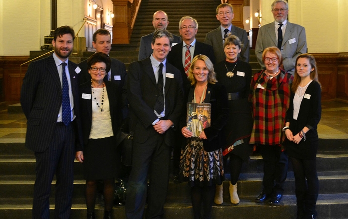 At the Danish Parliament with Lene Espersen