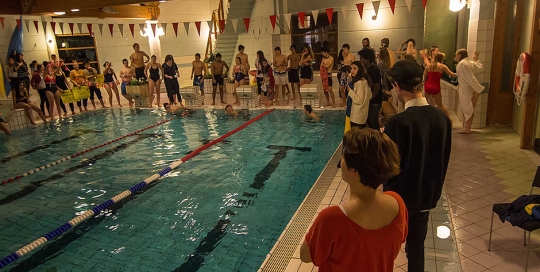 Inter-house swimming competition