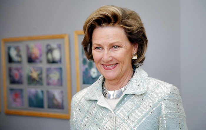 Queen Sonja - on the occasion of her last visit to the College (Photo by Arne Stubhaug)