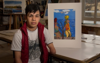 Edwin in the Artroom