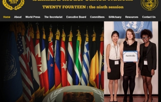 RCN students Rachel Leung, Justina Cizinauskaite and Blessing Chirimbani