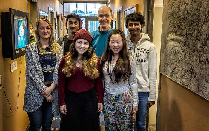 The College group travelling to Oslo for the ceremony