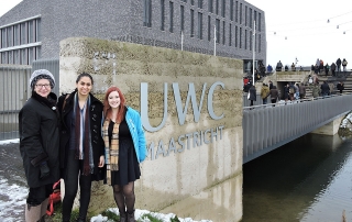 Summer, Iman and Cheyenne at UWC Maastricht