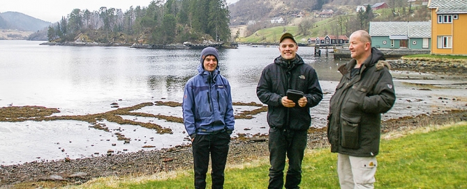 Une, Aske with College chef Peter Schønen