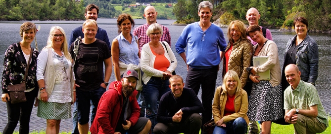 Visitors from Nordahl Grieg Videregående Skole in Bergen