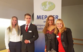 Students at the Model European Parliament Baltic Sea Region, MEP-BSR