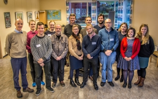 members of Nordic National Committees with members of staff