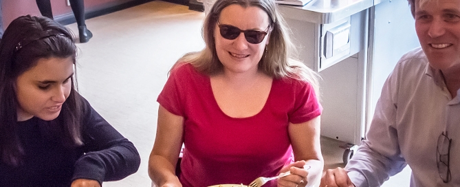 Anne-Mette Bredahl in the Kantine