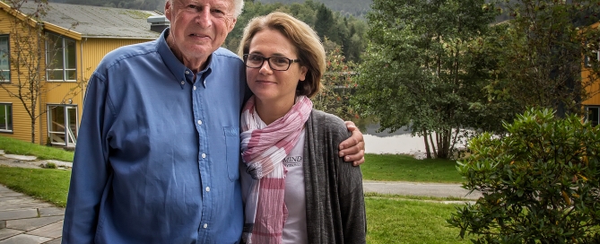 Thor Heyerdahl Jr with RCN Sustainability Leader and talk organiser, Judit Dudás