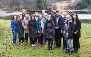 Members of the Nordic National Committees with staff members